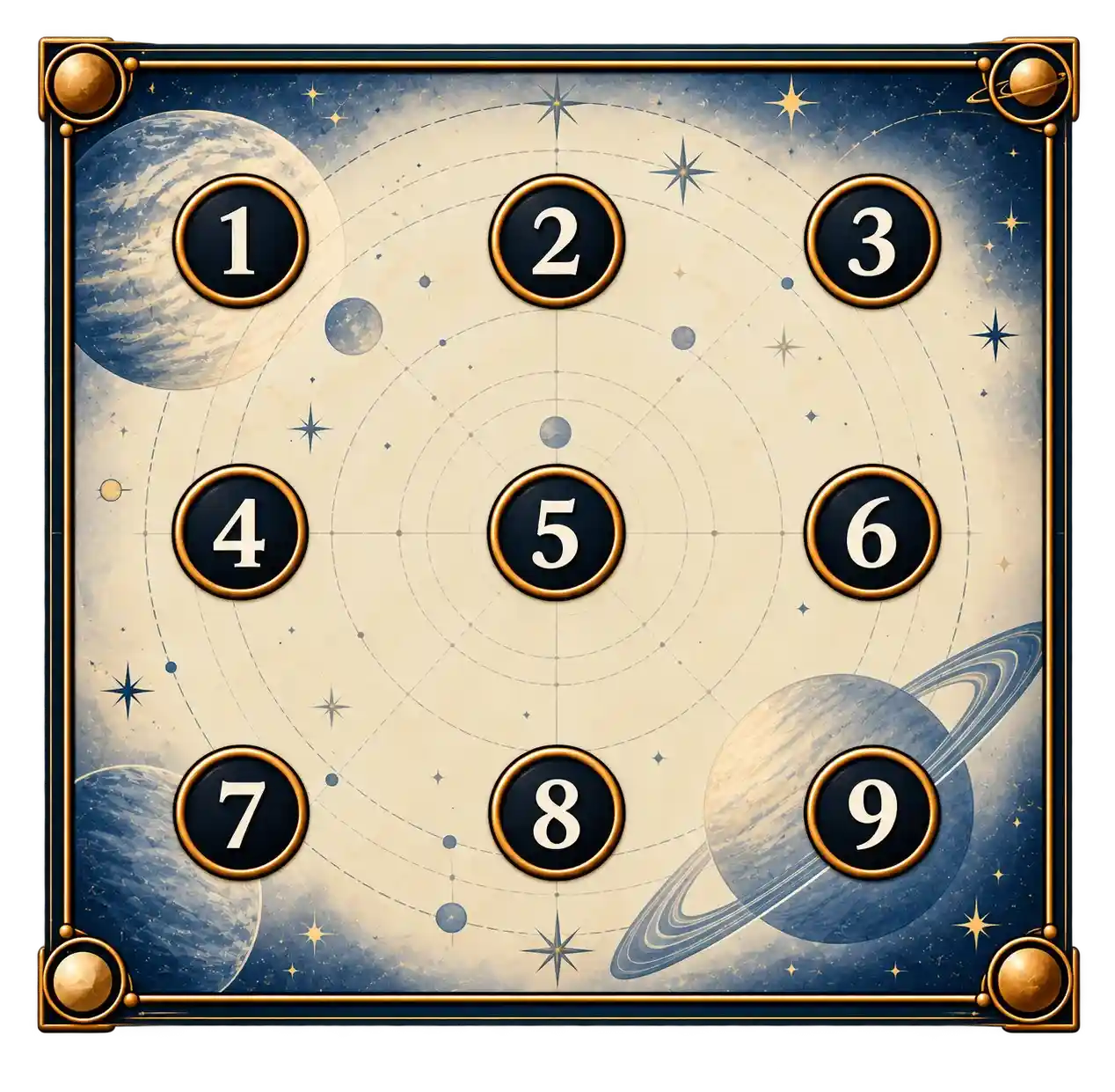 Tablero de La estrella atrapada