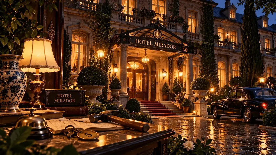 Il·lustració de L’última nit a l’Hotel Mirador