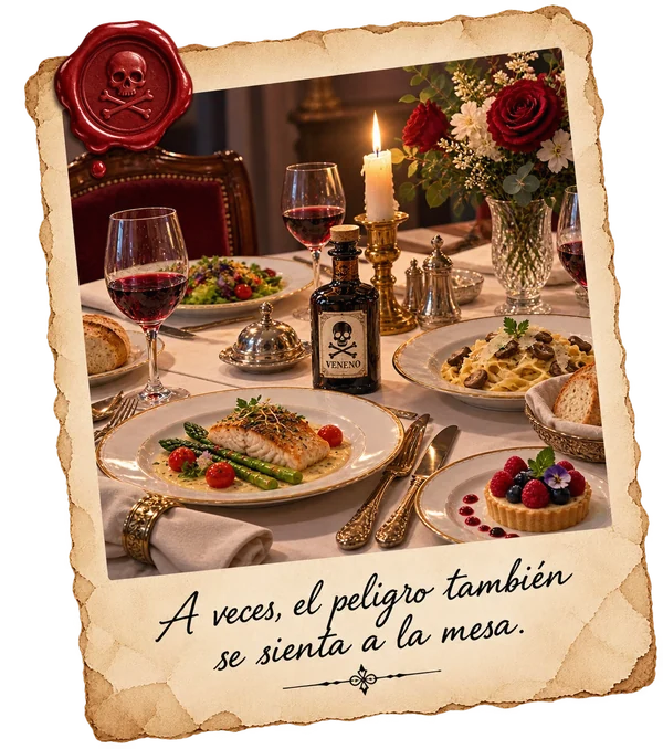 Ilustración del caso La cena envenenada