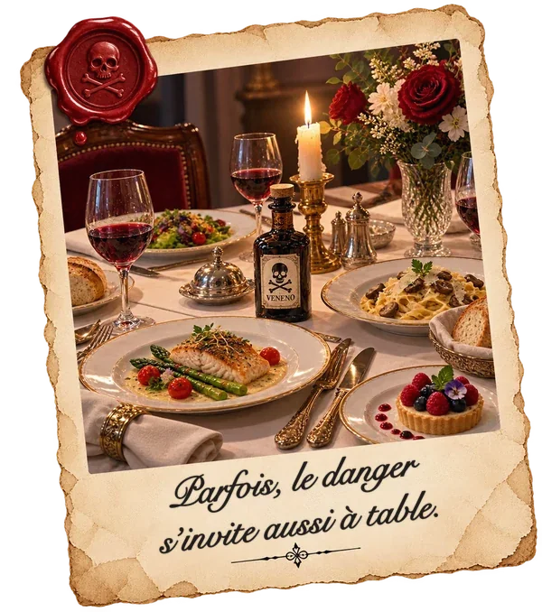 Illustration du cas Le dîner empoisonné